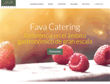 Tablet Screenshot of favacatering.com.ar